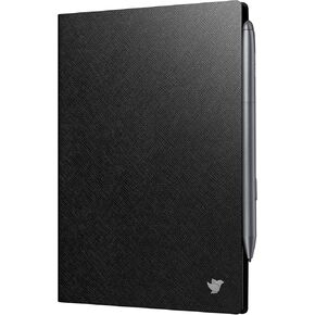 AINOTE Air 2 E Ink Tablet 8.2" Protective Folio Case, Premium PU Leather, Slim& Lightweight, Durable Cover with a Pen Clip for Writing Tablet, Water and Dustproof - Black