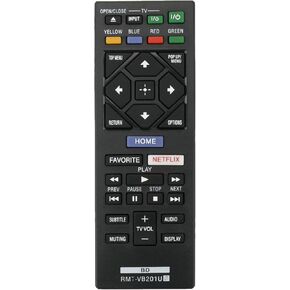 New RMT-VB201U Remote Control fit for Sony Blu-ray Disc™ /DVD Player BD-BX370 BDP-3700 BDP-BX370 BDP-S1700 BDP-S1700ES BDP-S3700 BDP-S6700 UBP-X700 149312311 BDBX370 BDP3700 BDPBX370 (RMTVB201U)