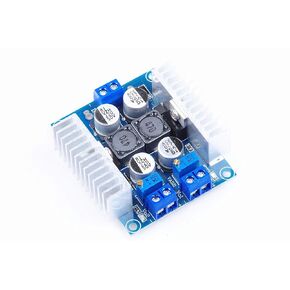 محول باك قابلة للتعديل إخراج مزدوج ، LM2596 DC 6V 12V 24V 36V 5V-40V إلى DC 3V 5V 12V 24V 1.25V-35V وحدة إمداد الطاقة 3A خطوة الجهد لأسفل.