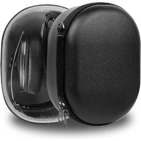 Geekria PRO Rugged Headphones Case Compatible with Sennheiser PXC 550-II, Momentum 3, HD 450BT, HD 400S, Hard Shell, Durable, Multi-Layer Protection Travel Carrying Bag (Black)