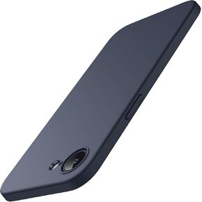 JETech Slim Fit Case for iPhone 16e 6.1-Inch 2025, Camera Lens Full Protection, Soft TPU Thin Protective Phone Cover with Matte Finish, Shockproof (Black)