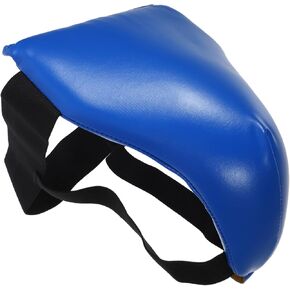 SUPVOX Boxing Groin Protector Groin Guard for Kids Male Leather Abdos Gear Crotch Protector for Karate Taekwondo MMA Training