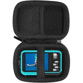Soft Travel Protective Case for Kaisoon Tech Waterproof Camera Full HD 2.7K 48MP Video Recorder 10FT 16X Digital Zoom Waterproof Digital Camera(Only Case)
