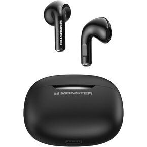 Monster N-Lite 208 Wireless Earbuds Bluetooth 5.4 Built-in Mic, Wireless Earbuds Touch Control, Bluetooth Headphones with 30H Playtime, Type-C Fast Charging, Clear Call for Running, Workout
