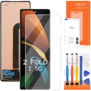 INCELL for Samsung Galaxy Z Fold2 5G Screen Replacement for Samsung Z Fold2 LCD Display SM-F916B F916U F916W LCD Digitizer Screen Touch Assembly Repair Part Outer Small Front(Not Fingerprint)