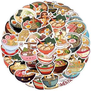 Burger and Fries Stickers,50PCs,French Fries Laptop Decals Gift Toddlers Teens Girls Cute Cool Kawaii Tools Decorations DIY,Stickers for Hydro Flask