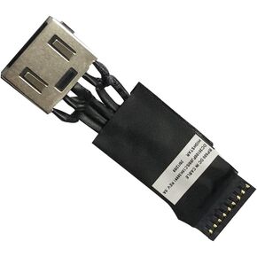 DC in Power Jack Charging Port Cable Connector Socket Replacement for Lenovo ThinkPad T15g Gen 1 DC30100PE00 DC30100PJ00 SC10K06991（5.3CM）