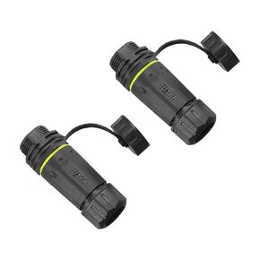 MECCANIXITY Waterproof RJ45 Coupler, Single Head Shielded Female to Female Waterproof IP68 Ethernet Outdoor LAN Cable Connector for CAT5/CAT5E/CAT6/CAT7(Yellow, Pack of 1)