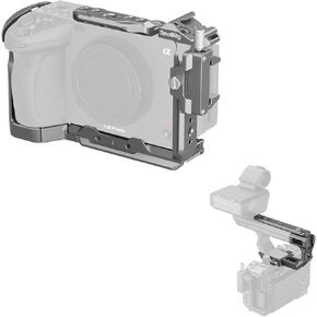 SmallRig FX3 / FX30 HawkLock Quick Release Camera Cage Kit + SmallRig Extension Mount Plate Kit