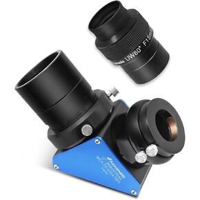 Astromania 2" Ultra-Wide 80 Degree Eyepiece - Bundle with - 2" 90-Degree Diagonal 99%