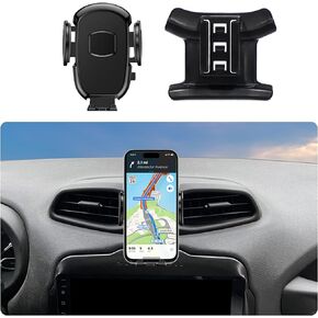 Car Phone Holder Fits for Jeep Renegade 2015-2024 Accessories with Buckle Compatible with Car Vent Mount, Snug Fit, Easy to Install Fit for iPhone Android and All Smartphones