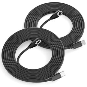2Pack USB C Magnetic Charging Cable for Shokz, Magnetic Induction Charging Cable Compatible with Shokz OpenRun Pro, OpenRun, OpenRun Mini, Aftershokz Aeropex AS800, OpenComm Bone Conduction Headphones