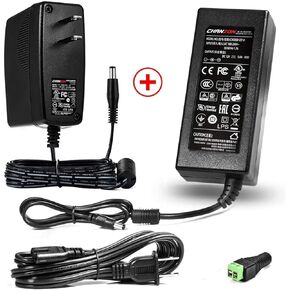 Chanzon 12V 2A + 12V 5A Power Supply Bundle Led Driver Adapter Charger for DC12V CCTV Camera Strip Light