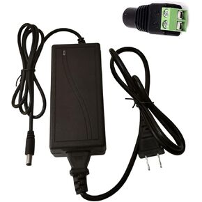 AC100-240V to DC 5V 10A 50W Power Supply Adapter Converter Transformer with 5.5 x 2.5mm Plug for LED Strip Light，CCTV Security Camera System