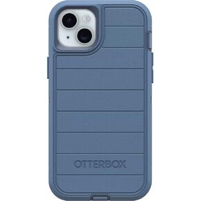 OtterBox iPhone 15 Plus & iPhone 14 Plus (Only) - Defender Series Case - Black - Case Only - Screenless - Rugged & Durable - with Port Protection - Microbial Defense Protection