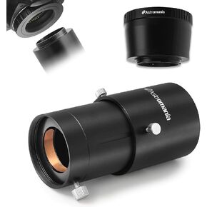 Astromania T2 N1 T Mount Lens Adapter for Nikon 1a - Bundle with - 2" Variable Universal Camera Adapter