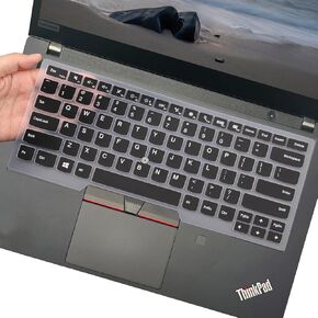 غطاء لوحة المفاتيح لـ 14 "Lenovo Thinkpad T14 Gen 2/1 ، E14 Gen 4/3/2 ، T14S Gen 3/2/1 ، L14 Gen 3/2 ، ThinkPad T490 T495 T480 T480S T470 ، Thinkpad P14S ، Thinkpad X1 Extreme Gen 1 2 3 ،