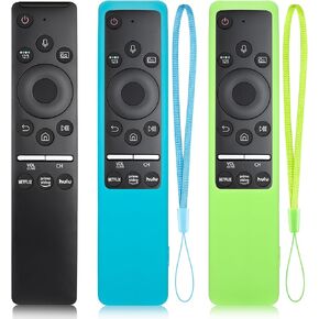 Replacement for Samsung Smart TV Voice Remote Control with 2 Pack Samsung Remote Control Cover