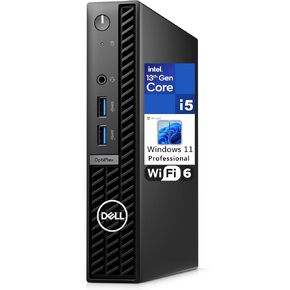 Dell 2024 OptiPlex 7000 7010 MFF Micro Form Factor 1.2L Business Desktop Computer, 13th Gen Intel 14 Cores i5-13500T (Beat i7-12700T), 32GB DDR4 RAM, 2TB PCIe SSD, WiFi 6, Bluetooth, Windows 11 Pro