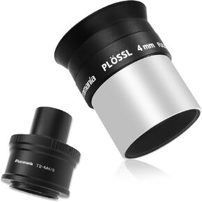 Astromania T T2 Mount و M42 إلى 1.25 "محول تلسكوب (T -MOUNT) لكاميرات Olympus Panasonic M4 / 3 - حزمة مع - 1.25"