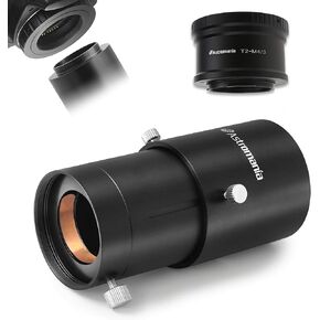 Astromania T T2 Mount for Olympus Panasonic M4 / 3 Cameras - Bundle with - 2" Variable Universal Camera Adapter