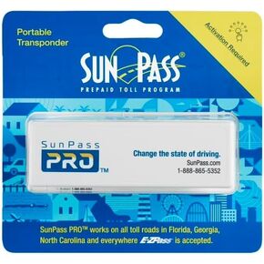 Sunpass Pro Sun Pass Transponder Prepaid Toll Program - Florida and 21 Other States!!!