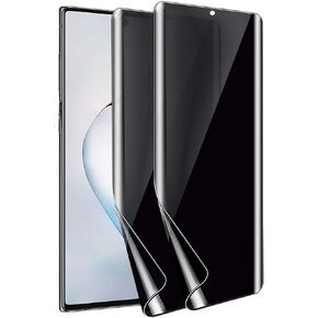 2 Pack for Samsung Galaxy Note 10 Privacy Screen Protector [Not Glass], Anti-Spy Flexible TPU Film HD Ultra-Thin Bubble Free Case Friendly Full Coverage Hydrogel Film for Note 10 6.3-inch