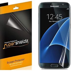 Supershieldz (2 Pack) Designed for Samsung (Galaxy S7 Edge) Screen Protector, (Full Coverage) 0.23mm, High Definition Clear Shield (TPU)