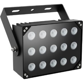 Univivi IR Illuminator 15 LEDs 90 Degree Wide Angle IR Lights for Night Vision IP67 Waterproof 850nm Infrared Light for Security Surveillance Camera Indoor&Outdoor