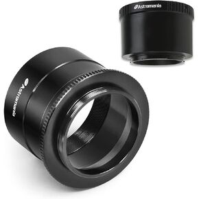 Astromania T T2 Lens to Fuji FX Mount Camera Adapter - Bundle with - 2" T-2 Focal Camera Adapter Ⅱ