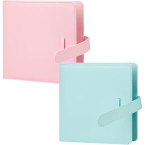 2Packs 360 Pockets Photo Album for Fujifilm Instax Mini Series and Polaroid Instant Cameras(Pink+Green)