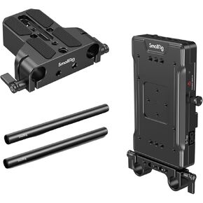 SmallRig Baseplate and V Mount Battery Plate and Dual 15mm Rod