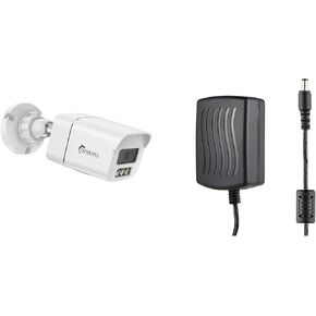 1 × 4K Poe Camera + 1 × 12V/2A محول طاقة كاميرا أمان مع موصل التيار المستمر