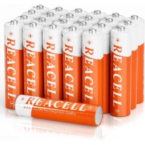 24 Pack Rechargeable AAA Batteries for Solar Lights, 1.2V 700mAh AAA Batteries for Outdoor Garden Lamp Toys Controllers