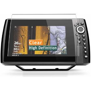 3-Pack Screen Protector, compatible with humminbird HELIX 9 CHIRP MEGA DI Plus GPS G4N / SI Plus GPS G4N 9" TPU Film Protectors Sticker [ Not Tempered Glass ]