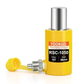 30 Ton Hydraulic Cylinder Jack,2" Stroke Hydraulic Ram Jack, Porta Power Automatic Retracting Jack with CP-700, Yellow