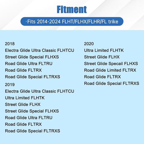 PSLER Hand Control Housing Cap Cover for Touring FLHT FLHX FLHR FL 2014-2024 Chrome 13 PCS in Saudi Arabia