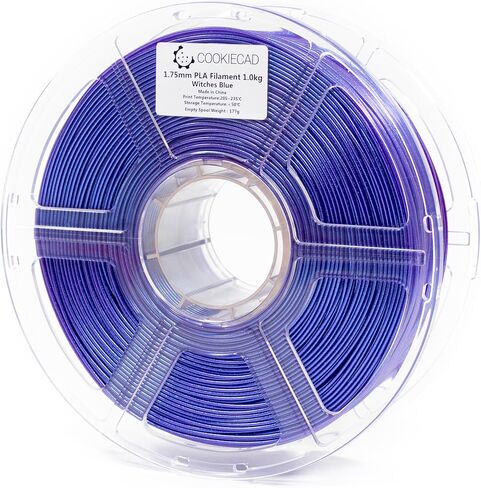 خيوط الطابعة ثلاثية الأبعاد باللون الأرجواني اللامع من Witchcraft PLA، 1.75 ملم، 1 كجم in Kuwait