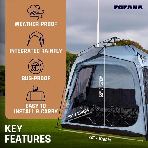 FOFANA MultiPod - Pop-Up All-Weather Sports Tent - Multipurpose Pod 270 View Multi-Person - Sports Mom and Dad Essentials in Saudi Arabia