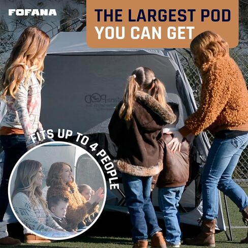 FOFANA MultiPod - Pop-Up All-Weather Sports Tent - Multipurpose Pod 270 View Multi-Person - Sports Mom and Dad Essentials in Saudi Arabia