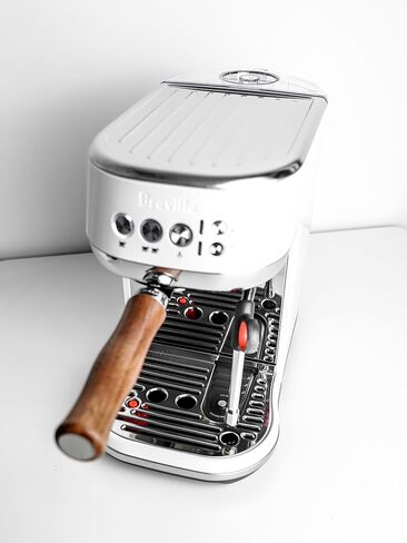 Normcore 54mm Slim Naked Portafilter with 18g Precision High Extraction Basket, Genuine American Walnut Handle Fits 54mm Breville Sage Barista Machines in Saudi Arabia
