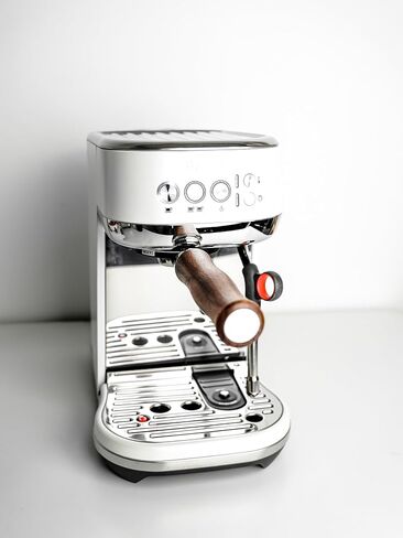 Normcore 54mm Slim Naked Portafilter with 18g Precision High Extraction Basket, Genuine American Walnut Handle Fits 54mm Breville Sage Barista Machines in Saudi Arabia