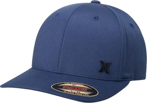Hurley Men's Baseball Cap - Breathable 6 Panel Stretch Curved Bill Fitted Hat in Saudi Arabia