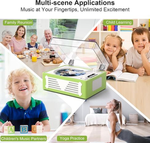 Portable Retro CD Player with Bluetooth Out & in, Vintage Desktop CD Player for Home with Speakers Support USB/AUX/Headphone Mode, Remote Control, White in Kuwait