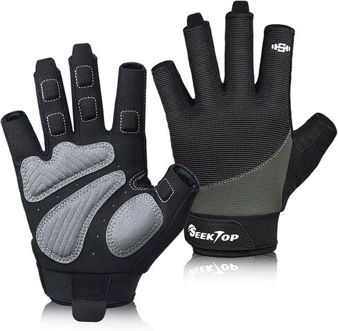 Seektop Workout Gloves for Men and Women, Weight Lifting Gloves with Full Protection, Excellent Grip, Gym Gloves, Breathable Exercise Gloves for Weightlifting, Fitness, Training in Kuwait