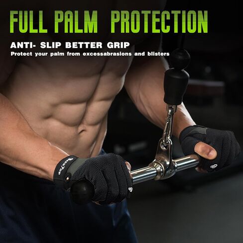 Seektop Workout Gloves for Men and Women, Weight Lifting Gloves with Full Protection, Excellent Grip, Gym Gloves, Breathable Exercise Gloves for Weightlifting, Fitness, Training in Kuwait