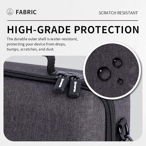 Game'nir Controller Case Case Strame Strage Travel Storage Travel Rackprooflible Associable Kit ، مع 12 جيوبًا لبطاقات اللعبة ، لسلسلة Xbox PS4 و Nintendo Switch وغيرها in Kuwait