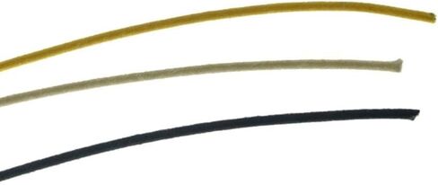 KAISH 22AWG Vintage-Style Guitar Push-Back Waxed Cloth Wire Guitar Wiring Harness Pre-tinned Copper Wire Hook Up Wire 6.5ft of each Black/White in Kuwait
