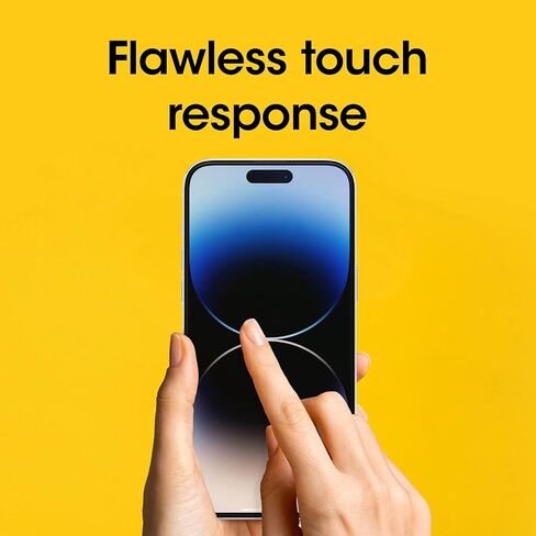 OtterBox - Amplify Glass Antimicrobial Blue Light Screen Protector for iPhone 14 Pro Max - Protects Against Drops & Scratches, Flawless Touch Response & Fingerprint Resistant in Saudi Arabia