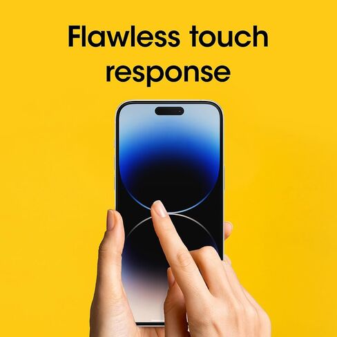 OtterBox - Amplify Glass Antimicrobial Blue Light Screen Protector for iPhone 14 Pro Max - Protects Against Drops & Scratches, Flawless Touch Response & Fingerprint Resistant in Saudi Arabia